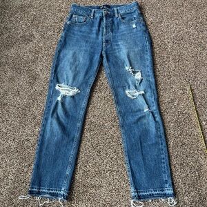 Gap Denim High Rise Cheeky Straight